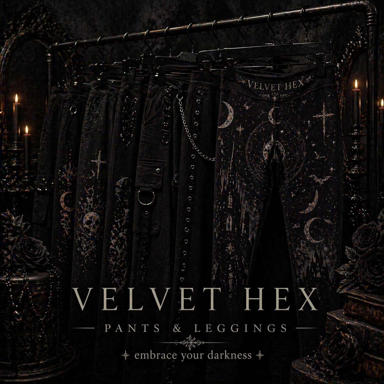 Velvet Hex Pants & Leggings