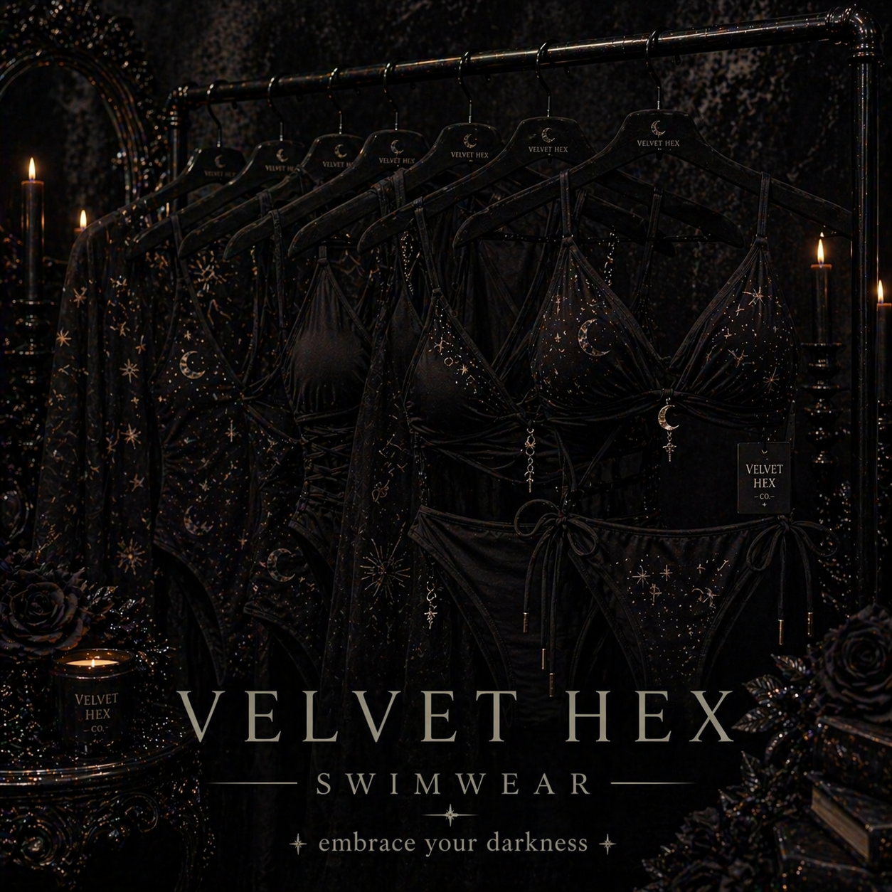 Velvet Hex Swimwear