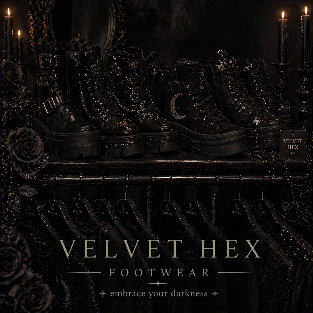 Velvet Hex Footwear