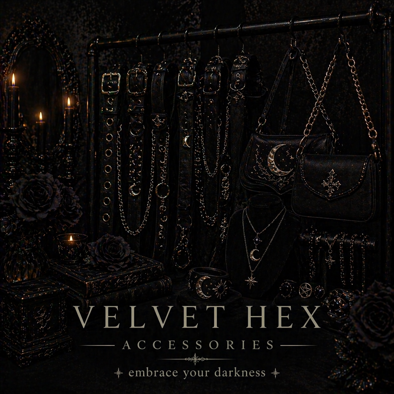 Velvet Hex Accessories
